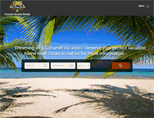 Tablet Screenshot of cozumelhomes.net